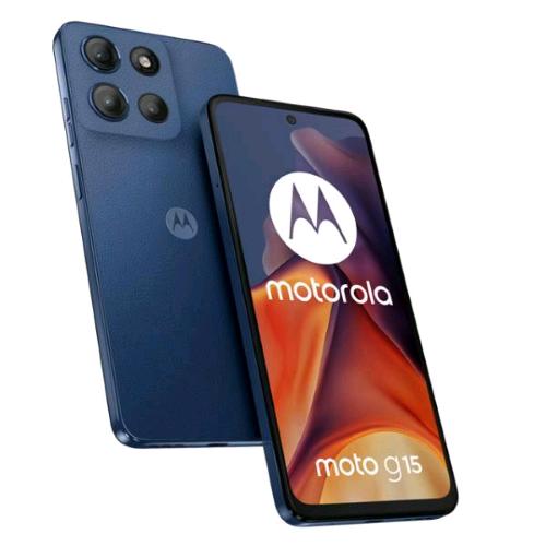 MOTOROLA MOTO G15 DUAL SIM 6.72" OCTA CORE 256GB RAM 8GB 4G LTE ITALIA SEA BLUE