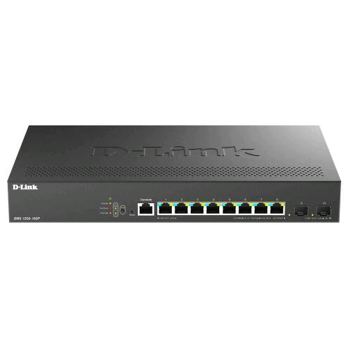D-LINK DMS-1250-10SP SWITCH GESTITO 10 PORTE 8 multi-Gigabit 2.5G PoE+ - 2 10G S