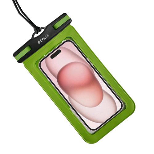 CELLY SPLASHBAG CUSTODIA IMPERMEABILE PER SMARTPHONE FINO A 7" IN MORBIDO TPU NO