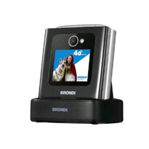 BRONDI AMICO TUO 4G DUAL SIM 2.4" SENIOR PHONE CLAMSHELL FLIP ATTIVO TASTI GRAND
