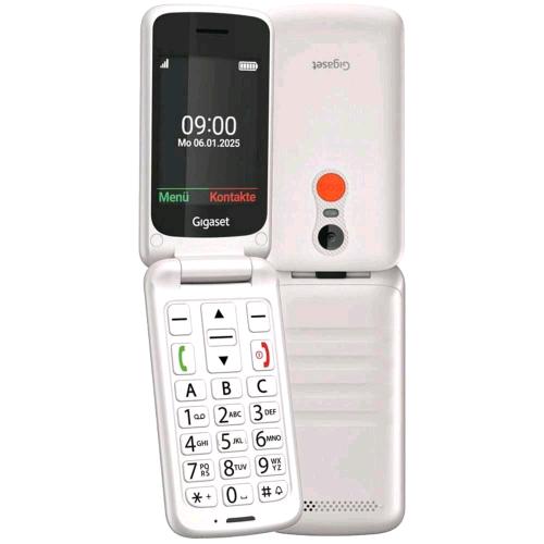 GIGASET GL595 FLIP DUAL SIM 2.8" CLAMSHELL TELEFONO PER ANZIANI TASTI E CARATTER