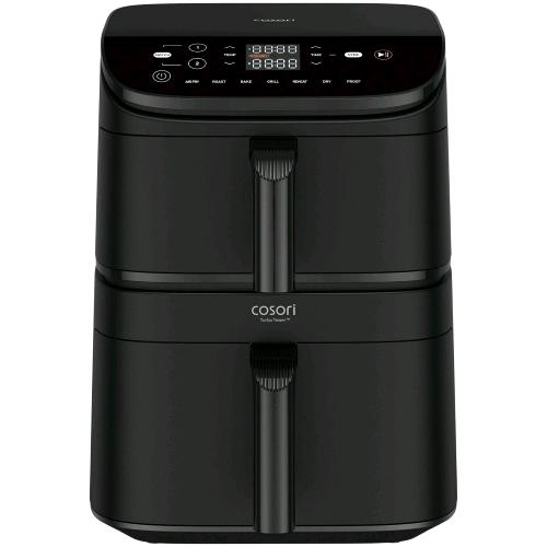 COSORI DC121 TURBO TOWER FRIGGITRICE AD ARIA 10.8 LT 2630W DOPPIO CESTELLO 7 FUN