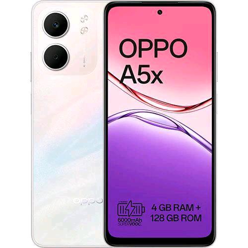 OPPO A5X DUAL SIM 6.67" OCTA CORE 128GB RAM 4GB 4G LTE ITALIA LASER WHITE