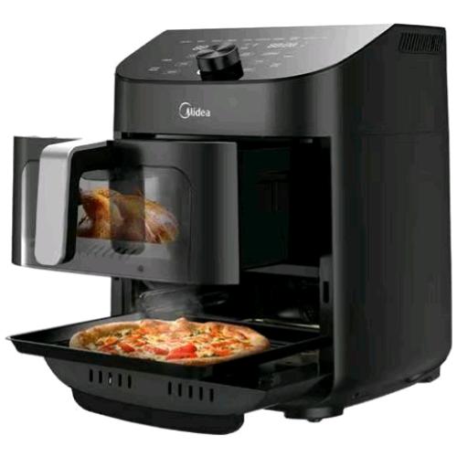 MIDEA MAD1100DADK FRIGGITRICE AD ARIA DOPPIA 5 + 6 LT 2200W DISPLAY DIGITALE 10