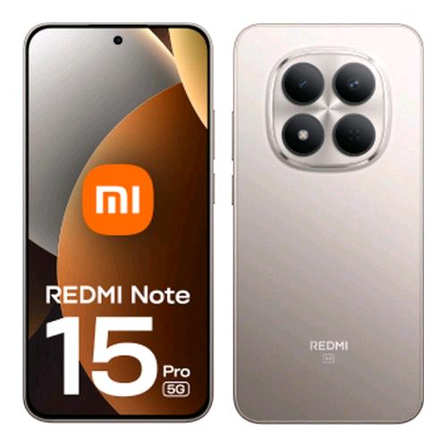 XIAOMI REDMI NOTE 15 PRO 5G DUAL SIM 6.83" OCTA CORE 256GB RAM 8GB 5G TIM TITANI
