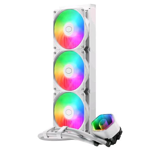 COOLER MASTER MASTERLIQUID 360 CORE II WHITE ARGB CPU LIQUID COOLER 360mm INTEL