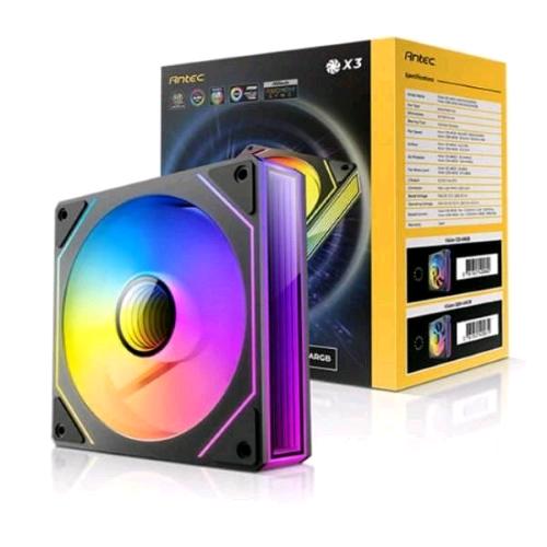 ANTEC VISION 120R ARGB KIT 3 VENTOLE 120mm PWM NERO