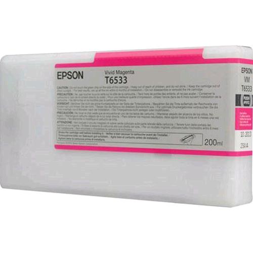 EPSON T6533 TANICA VIVID MAGENTA STYLUS PRO 4900 SPECTROPROOFER-4900 STD 200ML