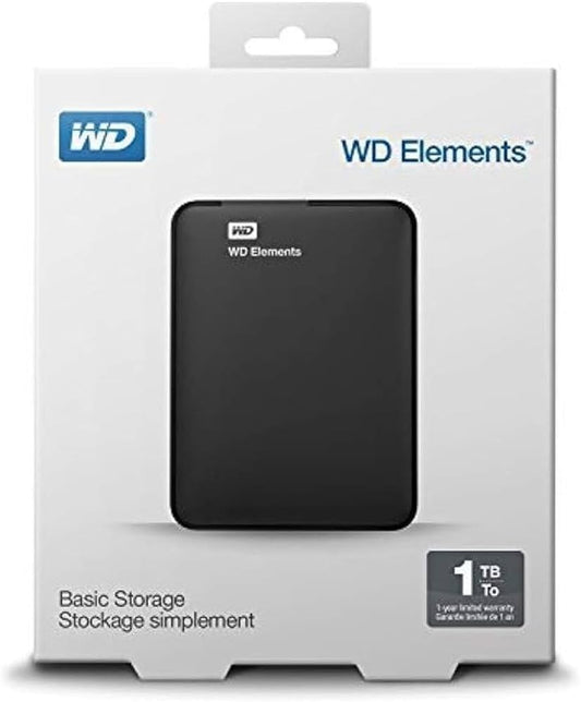 HARD DISK ESTERNO 2,5 USB 3.0 1TB WESTERN DIGITAL WDBUZG0010BBK