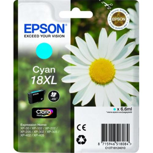 EPSON 18 XL CARTUCCIA INK-JET 6.6 ML CIANO