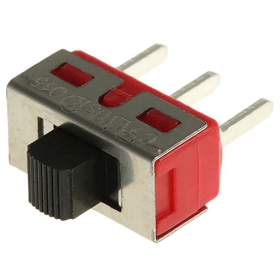 Interruttore a slitta SPDT On-Off-On montaggio su PCB