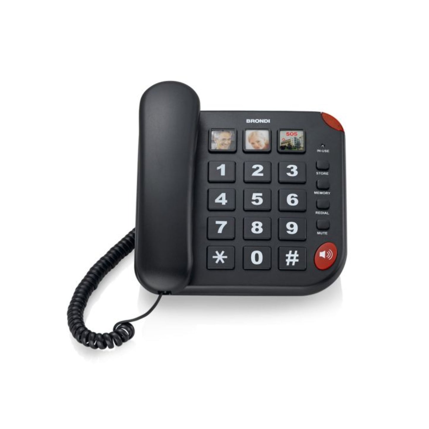 TELEFONO DA CASA BRONDI BRAVO 15 BLACK