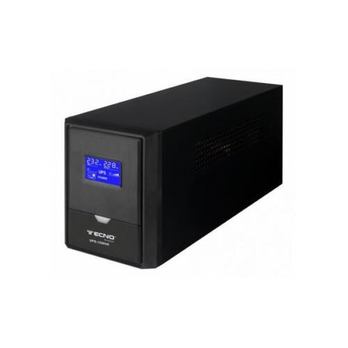 UPS CON LCD 800VA CON 2 USCITE BIVALENTI FUNZIONE AC RESTART TECNO ACCESSORI TC-