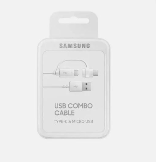 CAVO DATI/CARICA PER SMARTPHONE USB- MICRO USB/TYPE-C 1.5MT SAMSUNG EP-DG930DWEG