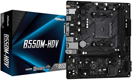MAINBOARD AM4 ASROCK B550M-HDV 90-MXBDJ0-A0UAYZ
