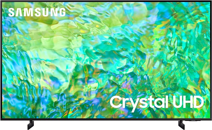 TV LED 43" SAMSUNG 4K 43CU8070UXZT SMART TV ITALIA BLACK