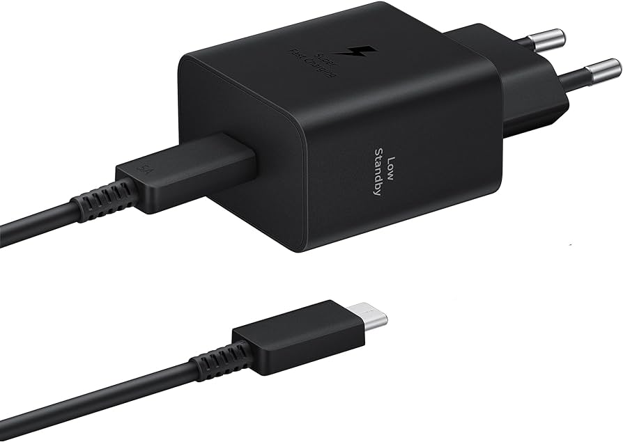 CARICABATTERIA DA RETE SAMSUNG SUPER FAST CHARGING 45W USB-C EP-T4511XBEGEU + CA