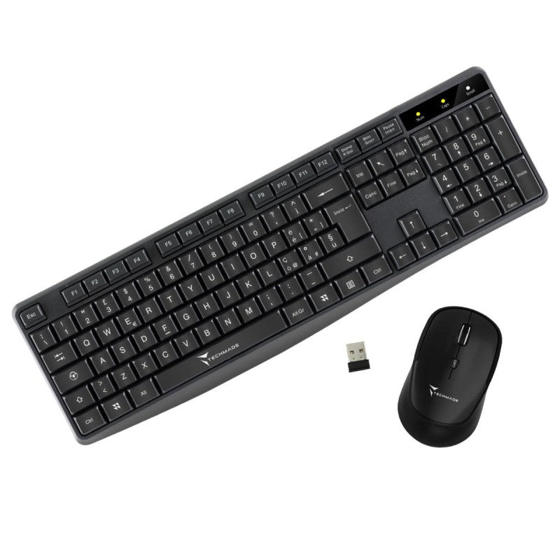 TASTIERA + MOUSE WIRELESS TECHMADE TM-KM001