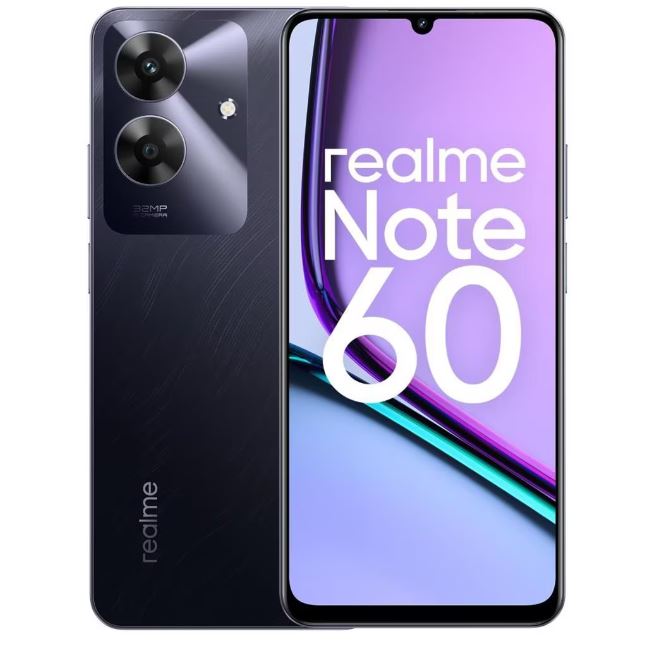 SMARTPHONE REALME NOTE 60 4+128GB DUOS BLACK ITALIA