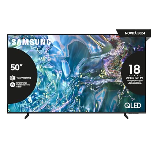 TV QLED 50" SAMSUNG QE50Q60DAUXZT SMART TV ITALIA BLACK