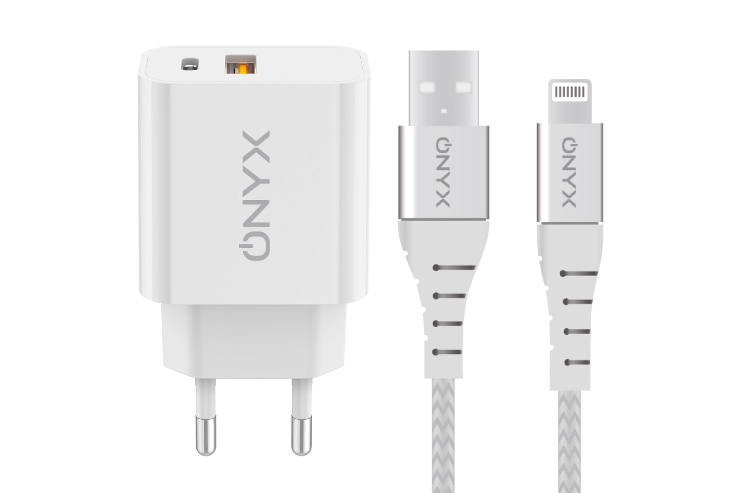 CAVO CARICA RAPIDA 12W 1M PER SMARTPHONE ONYX OX-L1 USB LIGHTNING