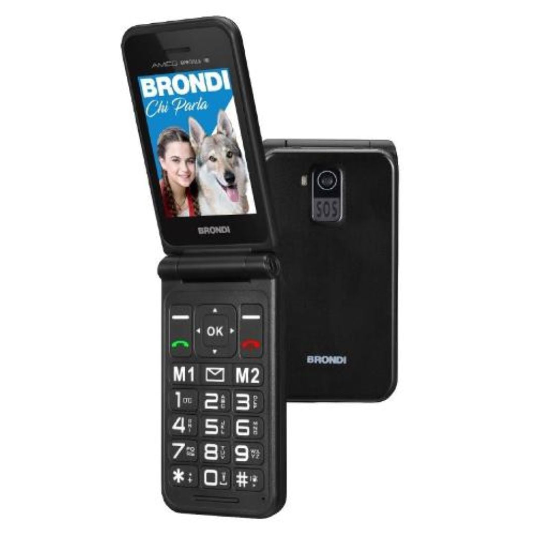 CELLULARE BRONDI WINDOW 2 DUOS BLACK METAL ITALIA