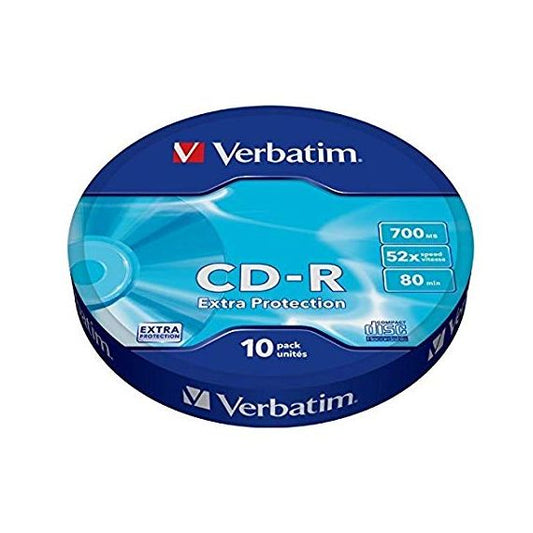 Verbatim CD-R 80min Extra Protection - Confezione da 10 pezzi