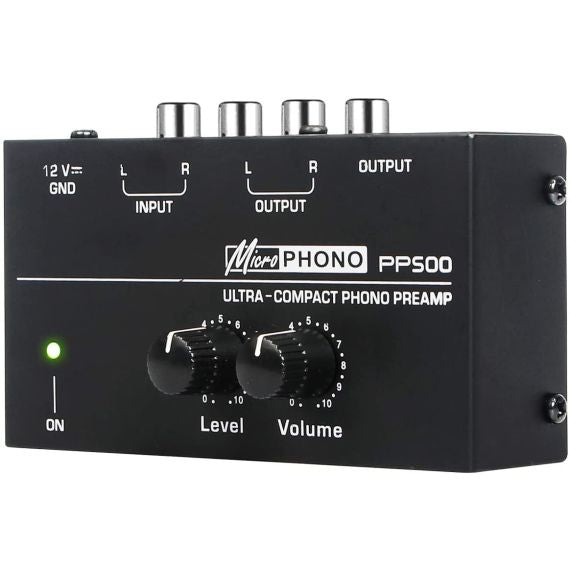 Preamplificatore  per giradischi con controlli