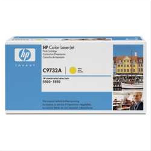 HP C9732A CARTUCCIA STAMPA SMART PER STAMPANTI HP COLOR LASERJET GIALLO(C9732A)