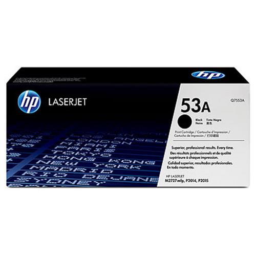 HP 53A TONER NERO PER LASERJET M2727NF MFP-M2727NFS MFP GARANZIA ITALIA (Q7553A)