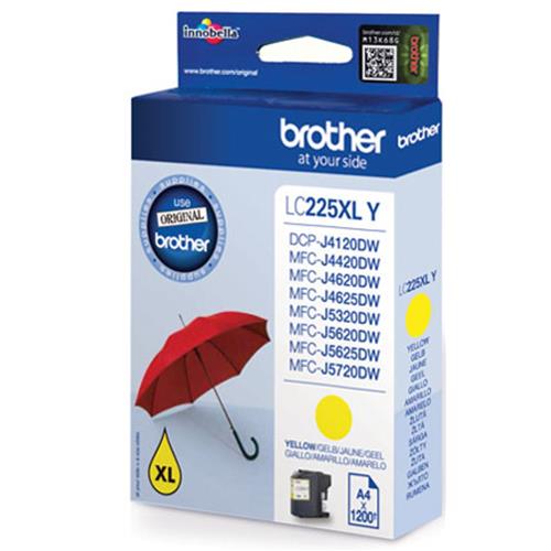 BROTHER LC-225XLY CARTUCCIA GIALLO PER MFC J4420DW-J4620DW-J5320DW-J5620DW-J5720