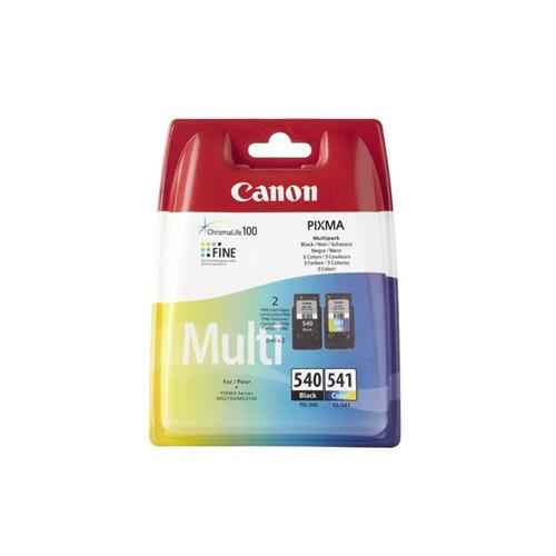 CANON MULTIPACK PG-540 + CL-541 CARTUCCE INK NERO + TRICROMIA