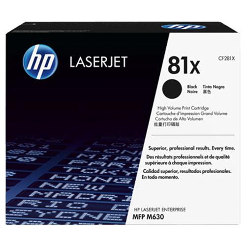 HP 81X TONER NERO PER LASERJET ENTERPRISE MFP 630DN-M630F-M680Z-MFP M630H 10.500
