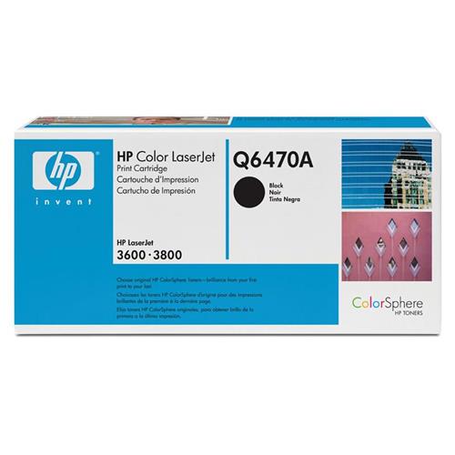 HP Q6470A TONER NERO PER CLJ 3600-3800 6.000PG
