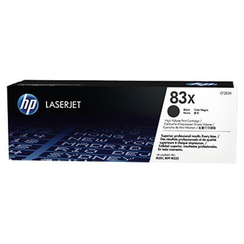 HP 83X TONER NERO PER STAMPANTI HP LASERJET 2.200PG (CF283X)