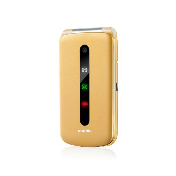Brondi President Telefono Cellulare Dual Sim 3'' Oro
