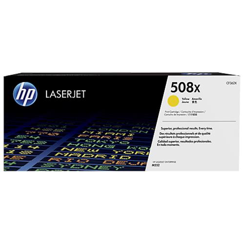 HP 508X TONER GIALLO PER STAMPANTI LASER HP 9.500PG (CF362X)