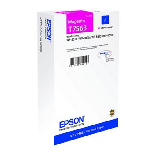 EPSON T7563 CARTUCCIA MAGENTA PER WF-8XXX SERIE 14ML (C13T756340)