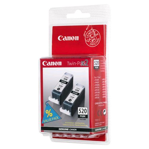 CANON PGI-520 TWINPACK PACK INK JET 2 x SERBATOIO NERO FOTOGRAFICO PER PIXMA MG2
