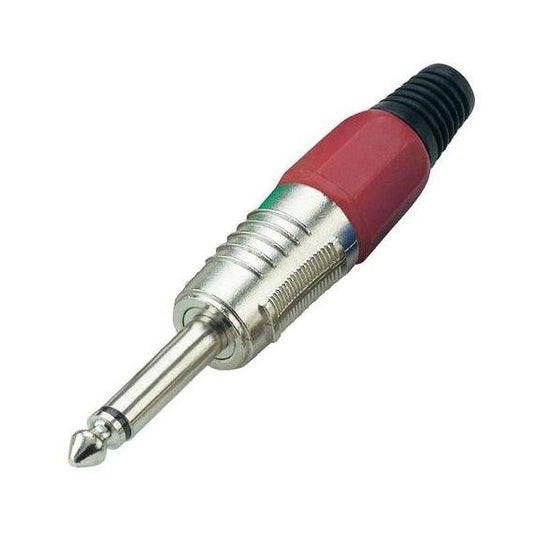 Connettore Jack 6.3mm mono - rosso