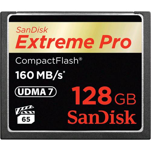 SANDISK EXTREME PRO CF SCHEDA COMPACT FLASH 128GB 160MB/s