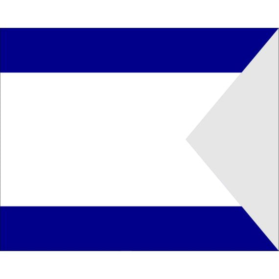 Bandiera segnalazione nautica di manovra "FLOT" Flottiglia 140x90cm