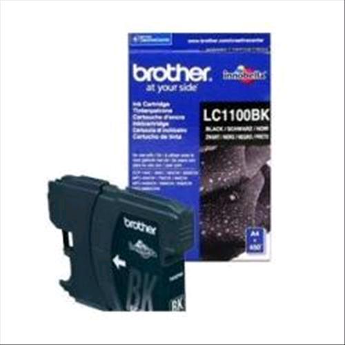 BROTHER LC-1100BK CARTUCCIA INK-JET NERO 450 PAG PER DCP385C/585CW/MFC490CW/790C