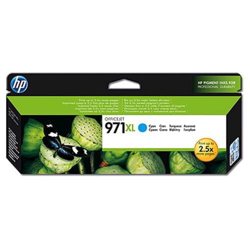 HP 971XL CARTUCCIA CIANO ALTA CAPACITA' PER HP OFFICEJET PRO X451DW/X551DW 6.600