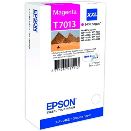 EPSON T7013 CARTUCCIA INKJET MAGENTA PER WP4015 WP4095 WP4515 WP4525 WP4595