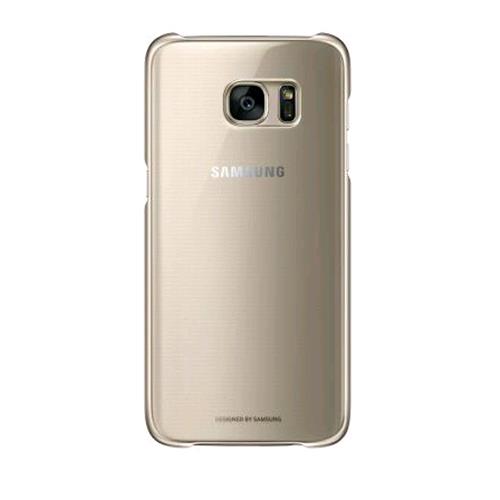 SAMSUNG EF-QG935CFEGWW GALAXY S7 EDGE CLEAR COVER ORIGINALE COLORE GOLD