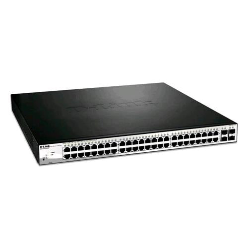D-LINK DGS-1210-52MP SWITCH GESTITO 8 x 10/100/1000 (PoE+) + 40 x 10/100/1000 (P
