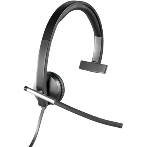 LOGITECH H650E MONO CUFFIA MONOAURALE CON MICROFONO CAVO 2.2MT CONNETTORE USB CO