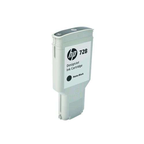 HP 728 CARTUCCIA INK-JET 300 ML MATTE BLACK