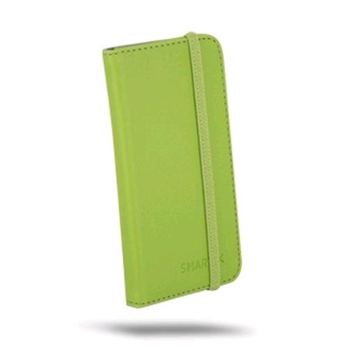 ATLANTIS FLIP COVER UNIVERSALE PER SMARTPHONE 4" IN PELLE COLORE VERDE